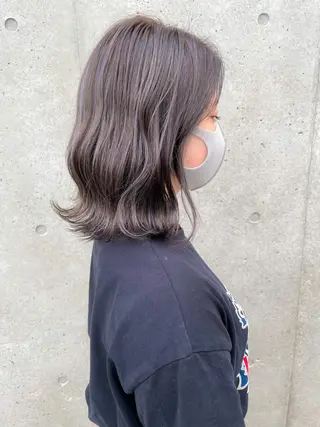 ミディアム カラー メンズパーマ メンズ特化ryoのヘアスタイル