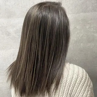 セミロング カラー Le'a所属・渋谷/フェード/ 國分 翔のヘアスタイル