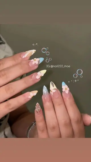 ネイル ⟡.*222⋰˚☆ MöEのネイルデザイン