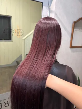 ロング カラー 派手髪ハイトーン💛 ネイル💅まりなのヘアスタイル