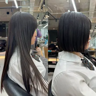 ミディアム ✨髪質改善特化✨副 店長椎葉信乃介のヘアスタイル