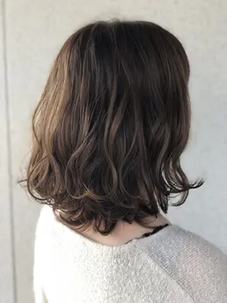 ミディアム パーマ ☀️波多野竜也☀️ /艶カラー/カットのヘアスタイル