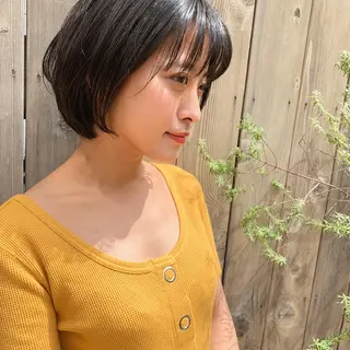 ショート 銀座🤍ボブ/ ミディアム/佐野夢美のヘアスタイル