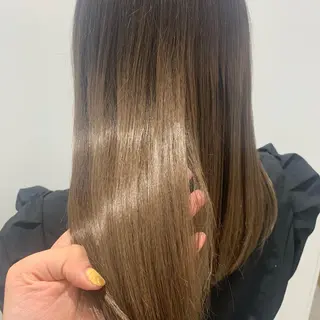 セミロング ボブ/美髪矯正 /佐藤　奈巳のヘアスタイル