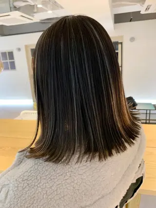 ミディアム カラー schon 仙台のヘアスタイル