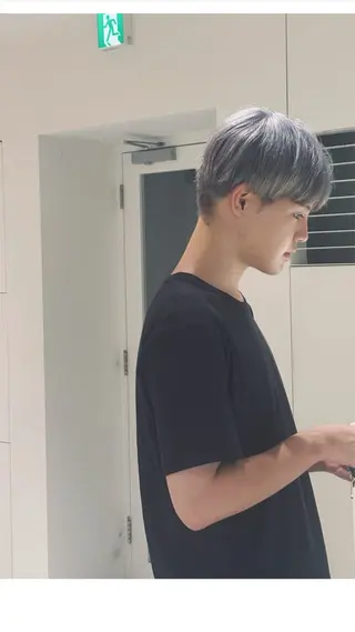 カラー メンズ 透明感カラーと映画 美容師/yujiのヘアスタイル