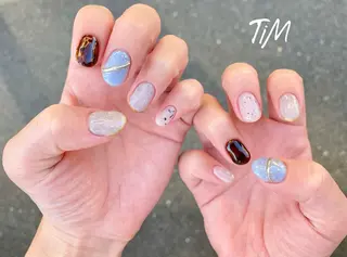 ショート ネイル Beauty Studio TiM所属・TiM【ティム】 近鉄八尾店のネイルデザイン