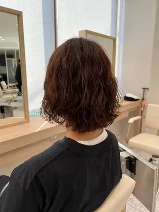 ミディアム パーマ Ash宮前平店 鈴木和也のヘアスタイル