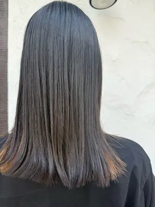 セミロング カラー 艶カラー🕊️ ✴︎Yukari✴︎のヘアスタイル