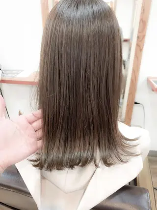 セミロング カラー 岡崎勇人/レイヤー/ 韓国/ケラチンTRのヘアスタイル