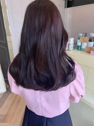 ロング カラー 韓国ヘア🦢🖤 Sayumiのヘアスタイル