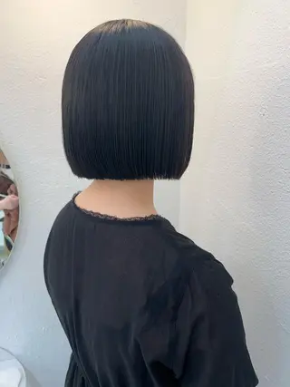 ミディアム ブリーチカラー🎀 韓国風/寺門美優のヘアスタイル