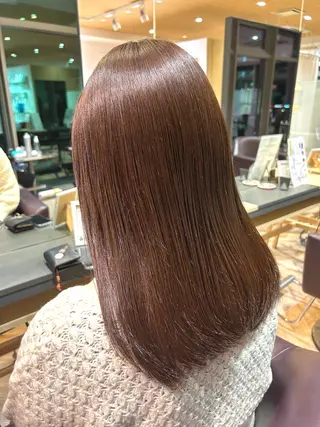 ミディアム カラー 加藤 千穂のヘアスタイル