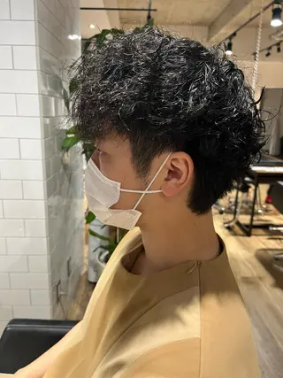 パーマ メンズ Riposo.所属・✨艶髪✨ 奈須晴香のヘアスタイル
