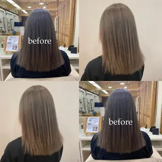 ミディアム カラー 🥣ブリーチ・カラー 平城秀馬/原宿のヘアスタイル