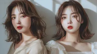 カラー 束感まつぱ🥑🤍 NATUKI🤍のマツエク・マツパデザイン