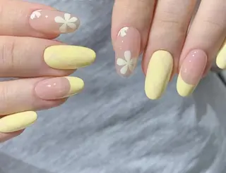 ネイル By moonネイル 🌷ワンホン/韓国風のネイルデザイン