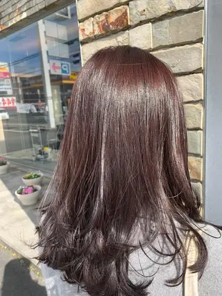ミディアム Aya/四条烏丸/ インナーカラーのヘアスタイル