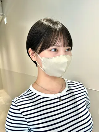 ショート カラー salowin梅田茶屋町north所属・くがれいじ 梅田/ショート/ボブのヘアスタイル