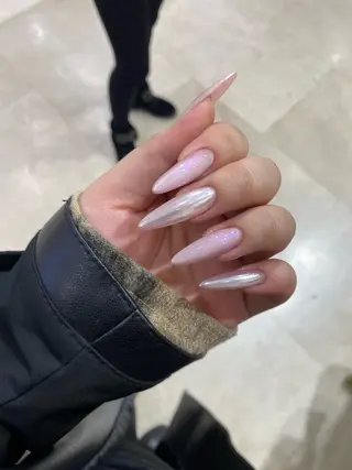 ネイル ATULA Nail 💅チップ長さだしのネイルデザイン