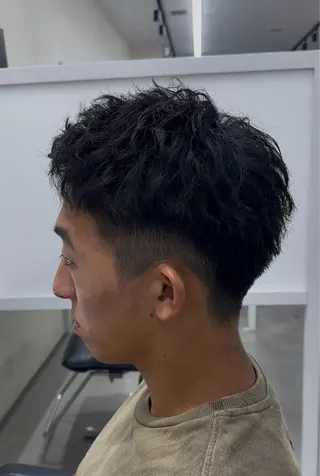 パーマ メンズ 加藤 拓海のヘアスタイル