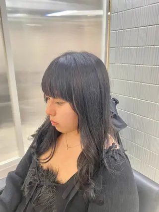 ミディアム カラー 韓国🇰🇷艶髪 ケアカラーSHURIのヘアスタイル