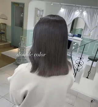 ミディアム カラー flen所属・𖤣𖥧𖥣𖥧田中 姫乃𖤣𖥧𖥣𖡡のヘアスタイル