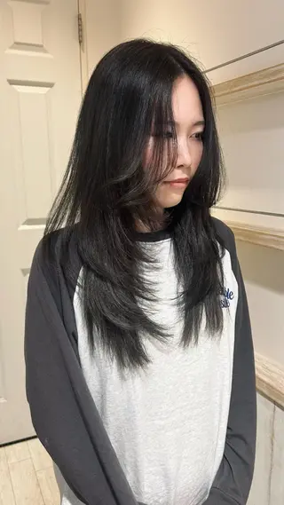 セミロング カラー はな ∕カットモデル募集中のヘアスタイル