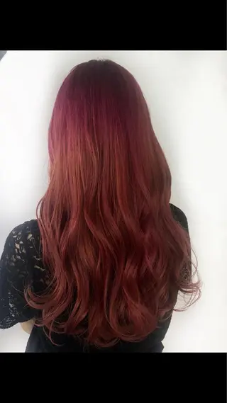 ロング カラー ベージュ/インナー カラー🤍Rieのヘアスタイル