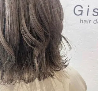 ミディアム カラー jill by gisel＿奥家のヘアスタイル
