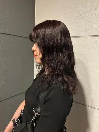 ロング カラー nishihama nanaのヘアスタイル