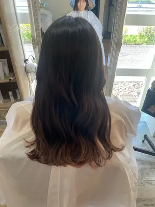 ロング やまもと かのんのヘアスタイル