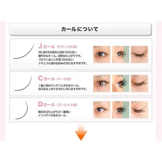 マツエク・マツパ BEJORA 銀座本店 佐古のマツエク・マツパデザイン