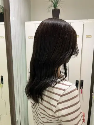 セミロング ぷつっとボブ/ちゅる ピンク/mika☆のヘアスタイル