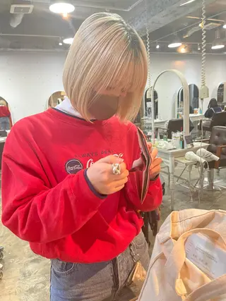 ショート カラー suvvy hairsalonのヘアスタイル