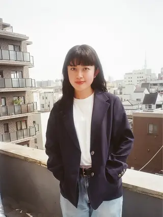 セミロング 統括店長/ヤマモト ユウトのヘアスタイル