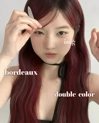 セミロング カラー 似合わせstyle ❤︎misaki❤︎のヘアスタイル