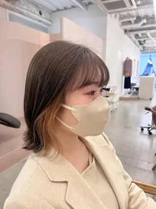 カラー 🎀花屋併設サロン 荘司まゆり🎀‪‪のヘアスタイル