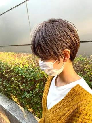 ショート カラー SALOWIN神戸三宮所属・ショート・ボブ専門 Hiroのヘアスタイル