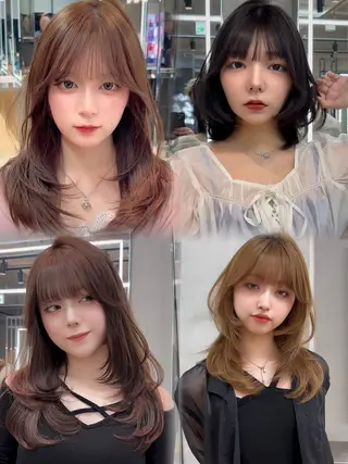 ミディアム カラー 【美髪矯正】 吉村　清志のヘアスタイル