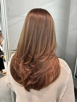 ロング カラー COALL nex the salon所属・Riria✨ レイヤーカットのヘアスタイル