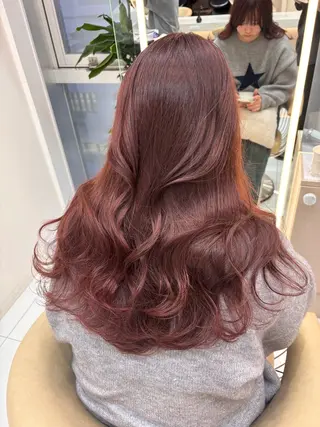 ロング ブリーチなし/ 透明感カラー/松沢のヘアスタイル
