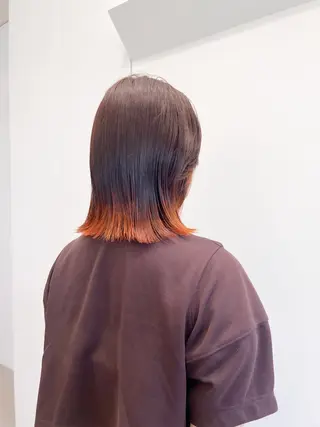 ミディアム カラー 似合わせカット🫧 /パーマRINAのヘアスタイル