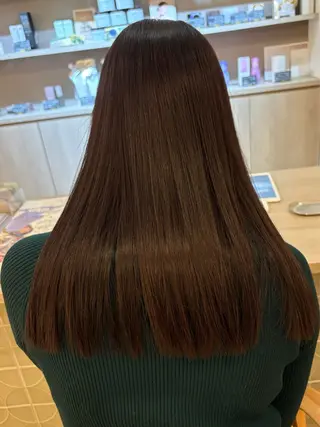 カラー ルプラボウ すぎやまみほのヘアスタイル
