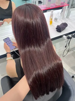 ロング カラー みう/仙台/暖色/ 艶髪/顔周りカット/のヘアスタイル