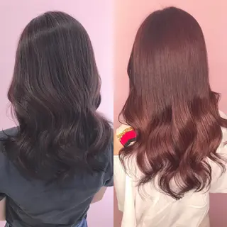 ミディアム 💎馴染むエクステ ×カラーTOMO💎のヘアスタイル