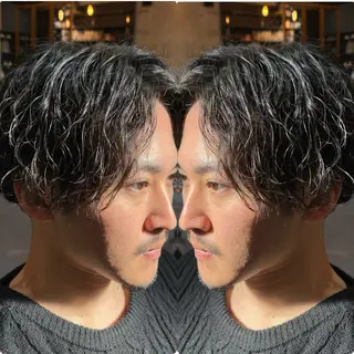 ミディアム 👑曲がる縮毛矯正 /パーマ👑ショウのヘアスタイル