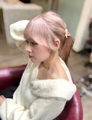 ロング カラー 💫レイヤーカット✨ 透明感カラー工藤雄大のヘアスタイル