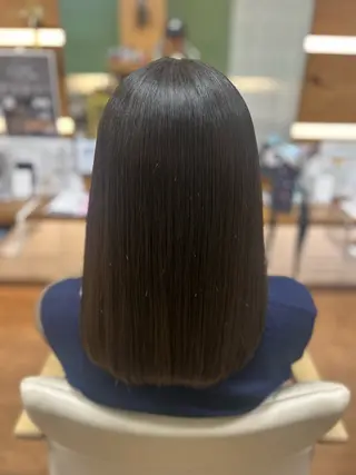 セミロング 神谷 千明のヘアスタイル