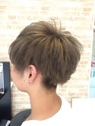 ショート カラー メンズ 福元 保雄のヘアスタイル